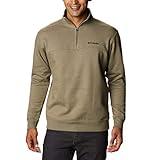 Columbia Men's Hart Mountain II Half Zip, Stone Green Heather, Medium