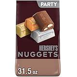 HERSHEY'S NUGGETS Assorted Chocolate, Halloween Candy Party Pack, 31.5 oz