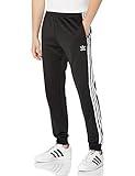 adidas Originals Men's Adicolor Classics Superstar Track Pants, Black/White, Large