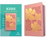 NLT Kids Bible, Thinline Reference Edition (LeatherLike, Tropical Flowers Dusty Pink, Red Letter)