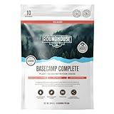 by Chuck Norris Roundhouse Provisions Basecamp Complete Nutrition Shake: Disaster Prepper Plant Based Formula for Emergencies, 18g of Protein & 28 Essential Vitamins and Minerals, Macro/Micro Nutrients, Rich Chocolate Flavor, 3 year shelf life,10 Servings