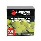 GAMMA Box-O-Balls 18 - Box of 18 Pressureless Tennis Balls -