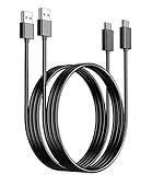 PANPEO USB C Charging Cable Compatible with PS5 Controller, 2 Pack 6.6Ft Fast Charging USB Type C Charger Cord Compatible with PlayStation 5 PS5 Dual Sense, Xbox Series X/Series S Controllers