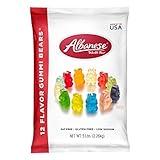 Albanese World's Best 12 Flavor Gummi Bears, 5lbs of Candy, Back to School Lunchbox Treat