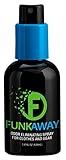 FunkAway Odor Eliminator Spray for Shoes, Clothes and Gear, 3.4 oz., Non-Aerosol; Mini Size for Travel, Ideal for Gym Bag, Purse, Locker or Suitcase