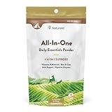 NaturVet All-in-One Dog Supplement - for Joint Support, Digestion, Skin, Coat Care – Dog Multivitamins with Minerals, Omega-3, 6, 9 – Wheat-Free Vitamins for Dogs – 13-Ounce Powder