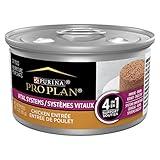 Purina Pro Plan Vital Systems Chicken Wet Cat Food Pate 4-in-1 brain, kidney, digestive and immune formula - (Pack of 24) 3 oz. Cans