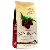 English Scone Mix with Raspberry by Sticky Fingers Bakeries – Easy to Make English Scones Fresh Baked, Makes 12 Scones (1pk)