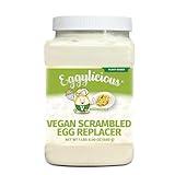 Eggylicious Vegan Scrambled Egg Replacer 1 lbs 8 oz (680 gm) | Plant-Based Egg Substitute | Protein-Rich Quick & Easy Breakfast | Just Add Water | Gluten-Free, Non-Bioengineered