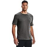 Under Armour Men's Sportstyle Left Chest Short-Sleeve T-Shirt , Charcoal Medium Heat (019)/Black , Large