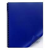 GBC Solids Standard Presentation Covers, Non-Window, Square Corners, Navy, 50 Pieces Per Box (2514494)