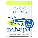 Native Pet The Daily Dog Supplement - 11 in 1 Dog Multivitamin for Dog Health - Tasty Scoop with Dog Vitamins and Supplements - Super Multi Vitamin for Dog, Pet Health - 12 Active Ingredients (7 oz.)