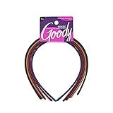 Goody Ouchless Classic Headband - 5 Count, Assorted Colors - For All Hair Types - Beautiful Design for Instant Style - Pain-Free Hair Accessories for Women, Men, Boys, and Girls