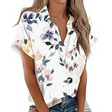 Generic Deals of The Day Lightning Today Prime Outdoor,4Th July Outfits for Women Button Down Shirt Shirts Blouses Dressy Casual Tee Try Before You Buy Womens Clothing Ladies Summer Tops (2-Green,M)