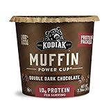 Kodiak Cakes Minute Muffins, Double Dark Chocolate, 2.36 Ounce (Pack of 12) (Packaging May Vary)