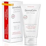 Clinically Tested DermaCalm SOS Therapy - Eczema Psoriasis Dermatitis Prone, Dry Skin - Urea 8%, Probiotics w/Best Natural Ingredients - Itchy, Severely Dry, Scaly Skin. Adults & Kids, Eczema Cream