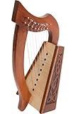 Roosebeck Lily Harp, 8 Strings, Knotwork