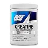 GAT SPORT Creatine Monohydrate Powder, Strength, Brain Health, Anti-oxidant, Endurance, for Men & Women, Unflavored (30 Servings)