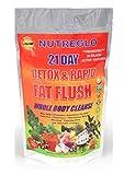 Nutreglo 21 Day Rapid Detox and Fat Flush, All Natural Detox Cleanse Drink, Blood Detox and Full Body Cleanse