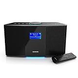 AIWA Wireless Speaker - Unleash Powerful Sound and Versatile Connectivity - Experience Bluetooth Freedom, FM Radio, Clock, 20W RMS, LCD Display, and Alarm Clock Functionality