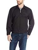 Red Kap Men's Slash Pocket Quilt-Lined Jacket, Black, Medium