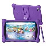 Contixo Kids Tablet V10, 7-inch HD, Ages 3-7, Toddler Tablet with Camera, Parental Control - 32GB, WiFi, includes 50+ Disney Storybooks & Stickers (Value $200), Kid-Proof Case & Stylus, Purple