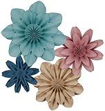 Teacher Created Resources Calming Colors Paper Flowers Premade Decorations for Party Photo Backdrops, Classrooms Walls, Showers and Birthday Celebrations (TCR8349)