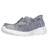 Skechers Women's Hands Free Slip-Ins Go Walk Joy Moc Toe Casual Shoe Sneaker, Gray, 9