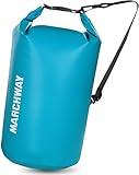 MARCHWAY Floating Waterproof Dry Bag Backpack 5L/10L/20L/30L/40L, Roll Top Sack Keeps Gear Dry for Kayaking, Rafting, Boating, Swimming, Camping, Hiking, Beach, Fishing (Teal, 10L)