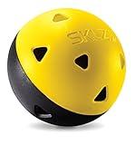 SKLZ Limited-Flight Practice Impact Golf Balls, 12 Pack,Yellow