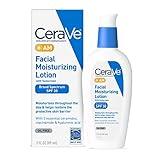 CeraVe AM Facial Moisturizing Lotion with SPF 30 | Oil-Free Face Moisturizer with SPF | Formulated with Hyaluronic Acid, Niacinamide & Ceramides | Non-Comedogenic | Broad Spectrum Sunscreen | 3 Ounce