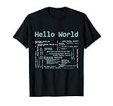 Hello World - Computer Programming Languages T-Shirt