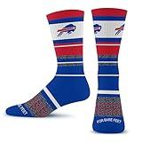 For Bare Feet NFL BUFFALO BILLS Friday Dress Sock Team Colors Large