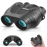 Binoculars 15x25 for Adults,Waterproof Binoculars with Low Light Night Vision, Durable & Clear Binoculars for Sightseeing,Concerts and Bird Watching