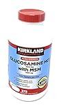 Kirkland Signature Extra Strength Glucosamine HCI 1500mg, With MSM 1500 mg, 375-Count Tablets