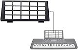 Black Keyboard Music Score Stand - Electronic Sheet Music Stands - Musical Instrument Parts Portable Durable Suitable Organ Holder - Instrument Accessories - Sheet Music Stands