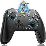 Wireless Switch Pro Controller, Bluetooth Controller for Switch/Lite/OLED/Windows PC/IOS/Android Device, Support NFC Amiibo/Macro Programmable/6-Axis/Wakeup/Turbo/Vibration Screenshot Function