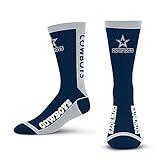 For Bare Feet Dallas Cowboys MVP Classic Crew Sock