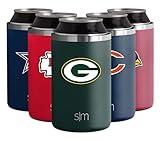 Simple Modern Officially Licensed NFL Green Bay Packers Gifts for Men, Women, Dads, Fathers Day | Insulated Ranger Can Cooler for Standard 12oz Cans - Beer, Seltzer, and Soda