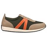 MIA Womens Kable Lace Up Sneakers Shoes Casual - Brown, Green, Orange - Size 8.5 M