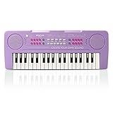 BIGFUN Kid Keyboard Piano - 37 Keys Keyboard Piano Kids Multifunction Music Educational Instrument Toy Keyboard Piano for 3, 4, 5, 6, 7, 8 Girls and Boys (Purple)