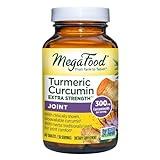 MegaFood Turmeric Curcumin Extra Strength - Joint Support Supplement - Turmeric Curcumin with Black Pepper & Boswellia Extract - Vegan - Made Without 9 Food Allergens - 60 Tabs (30 Servings)