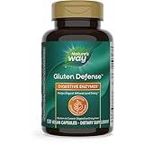 Nature's Way Gluten Defense Digestive Enzymes, Dairy and Wheat Digestive Support* Supplement, 120 Vegan Capsules