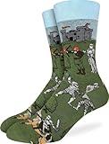 Good Luck Sock Men's Medieval Knights Socks, Adult, Shoe Size 7-12