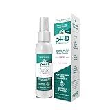 pH-D Feminine Health - Boric Acid Body Fresh Spray - Vegan, Paraben-Free, Plant Based - Rose Vanilla Scented - 3oz.