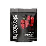 Skratch Labs Super High-Carb Hydration Powder | Carbohydrate Powder with Cluster Dextrin and Electrolytes | Endurance Energy Drink | Raspberry (840 Grams) | Non-GMO, Gluten Free, Vegan, Kosher