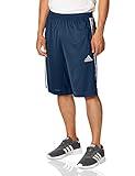 adidas Men's Designed 2 Move 3-Stripes Primeblue Shorts, Crew Navy/White, Small