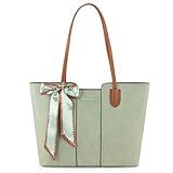 Montana West Tote Bag for Women Top Handle Satchel Purse Oversized Shoulder Handbag Hobo Bags Green MWC-323GN