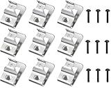 N268241 Belt Clips For Dewalt 304 Stainless Steel Drill Clips Tool Hooks with Screws Fit for 20V Power Tools DCD980 DCD980L2 DCD985 DCD985L2 (9 Pack)