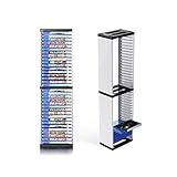 Nargos Video Game Storage Stand Tower for PS5/ PS4/ PS3/ Xbox Series S & X/Xbox one Game, Universal Game Disc Holder Vertical Stand Organizer Tower